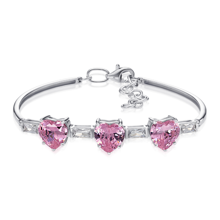 Золотой браслет с фианитами. Артикул 7232/02/1/21226