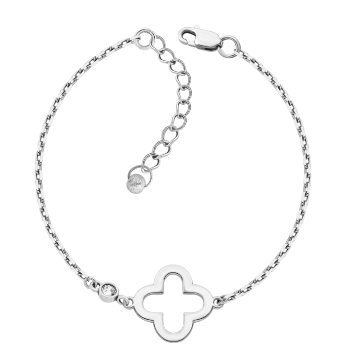 Срібний браслет з фіанітом. Артикул UG5724/1/рбр/род