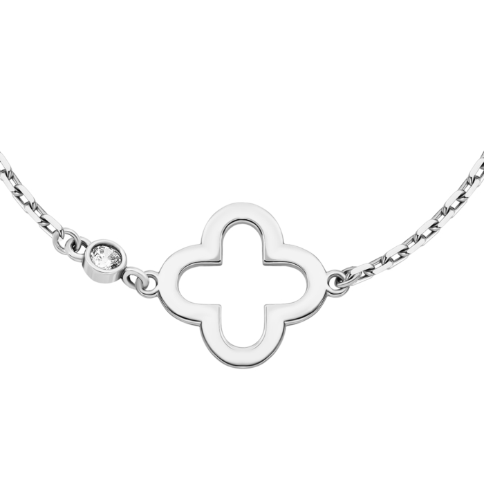 Срібний браслет з фіанітом. Артикул UG5724/1/рбр/род