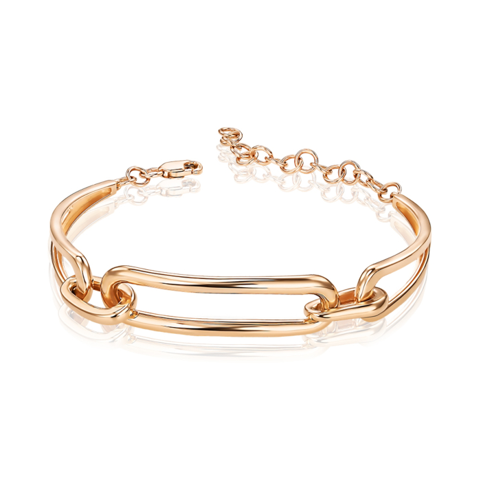 Золотой браслет без вставки. Артикул 7242/01/0