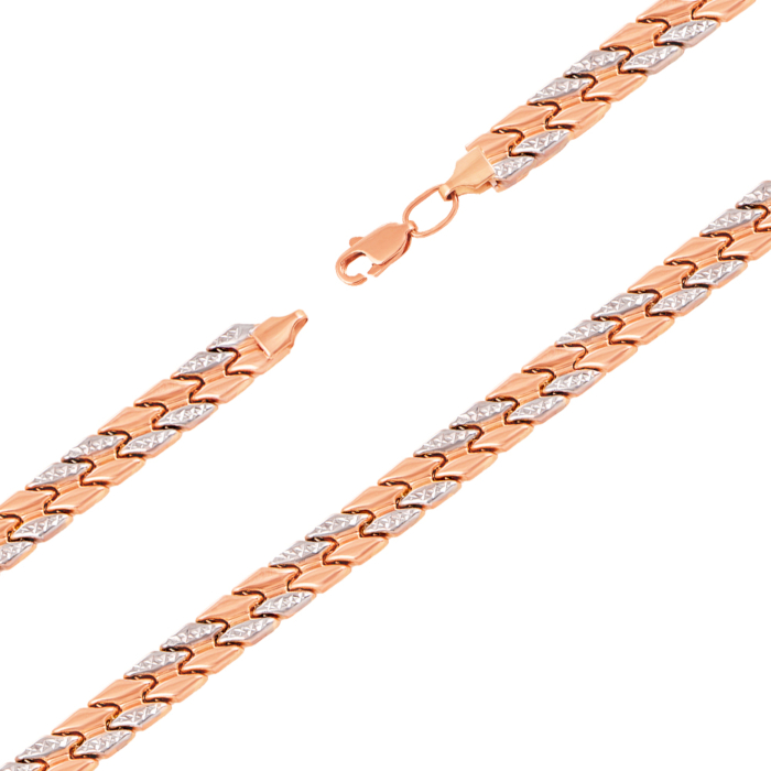 Золотий браслет з алмазною гранню. Артикул 74471