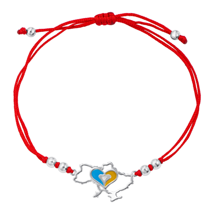 Срібний браслет з емаллю. Артикул 75266е