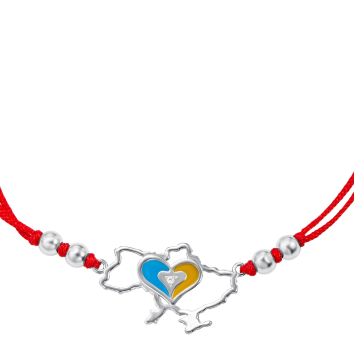 Срібний браслет з емаллю. Артикул 75266е