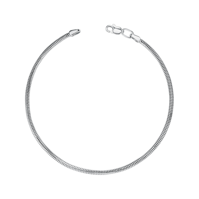 Серебряный браслет без вставки 76146-7.5-7/12