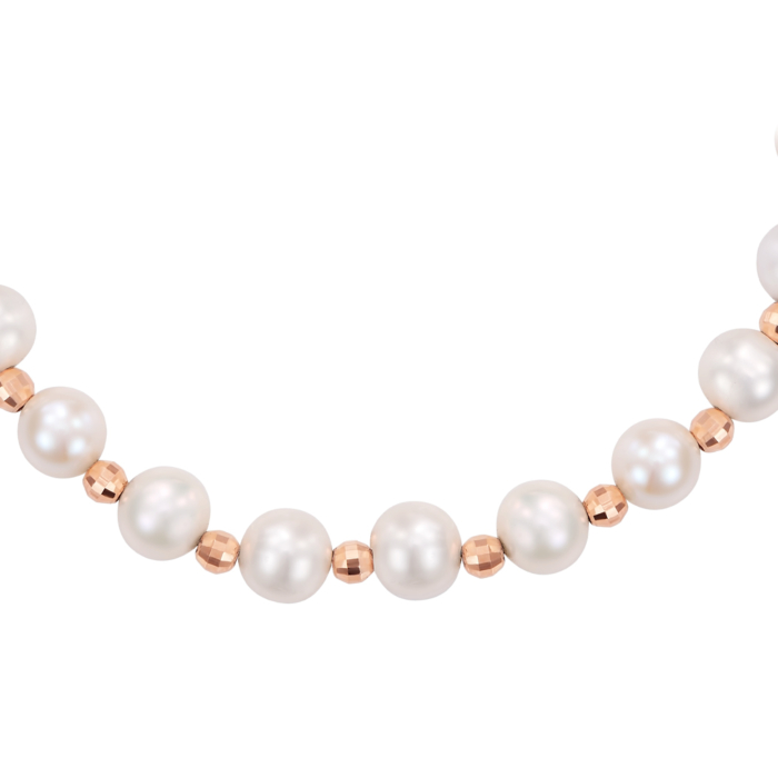 Золотой браслет с жемчугом. Артикул 77501