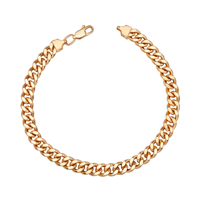 Срібний позолочений браслет 77938-37-9/17