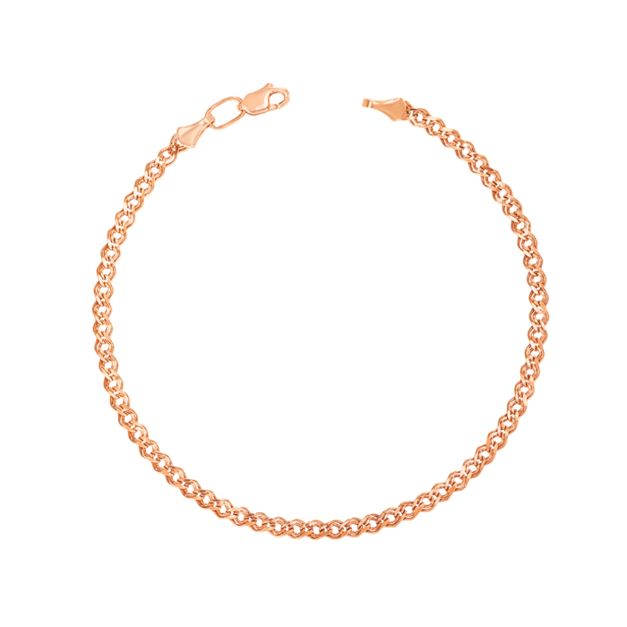 Золотий браслет з алмазною гранню. Артикул 77968/5н