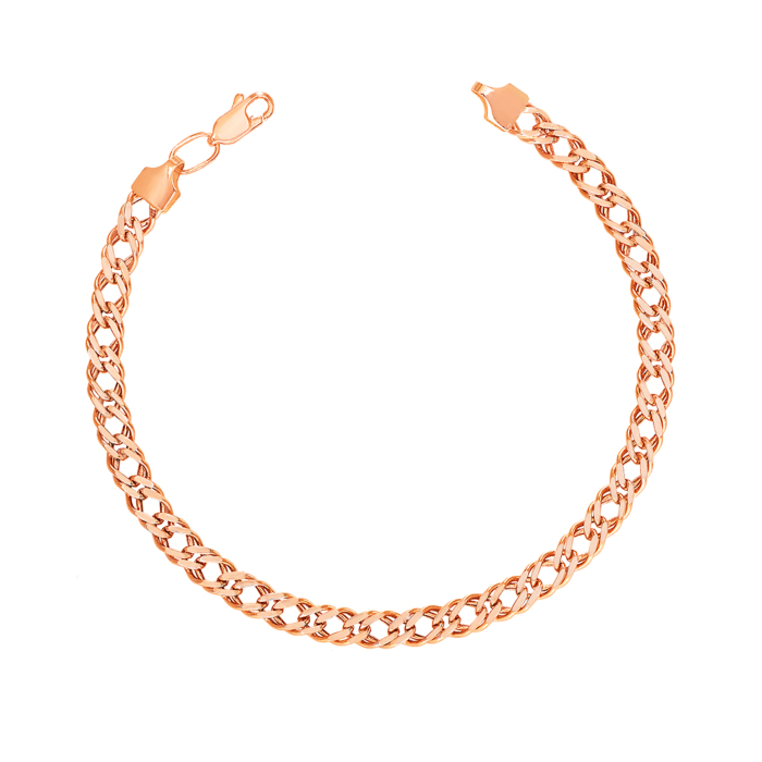 Золотий браслет з алмазною гранню. Артикул 77970/1