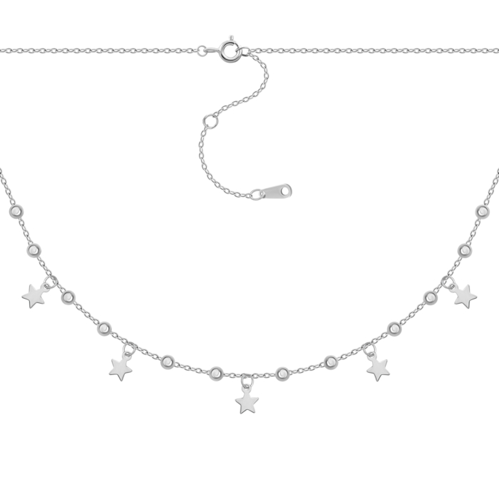 Срібне кольє. Артикул UG57D15693