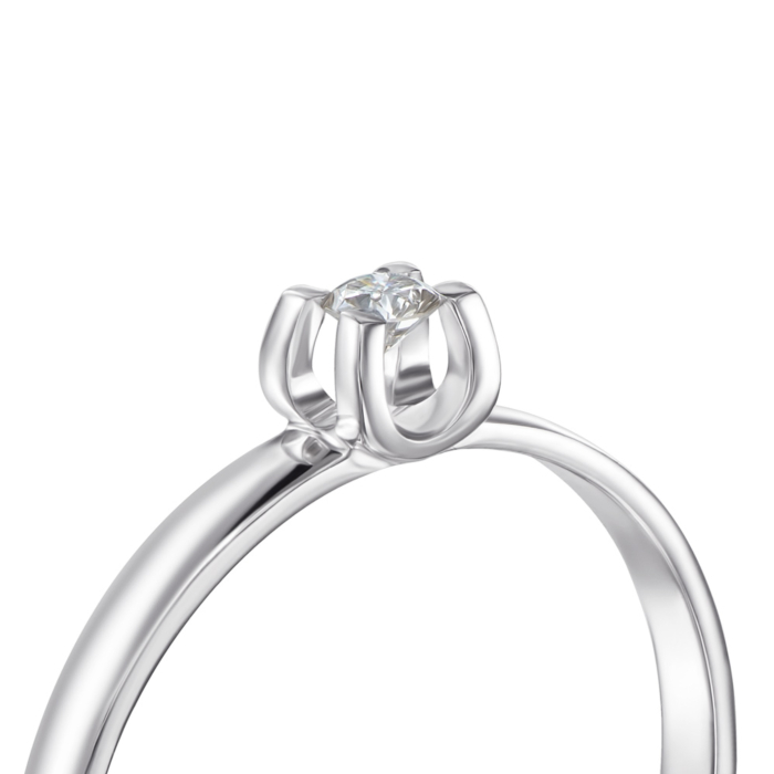 Золотое кольцо с бриллиантами. Артикул 800000/02/1/8556