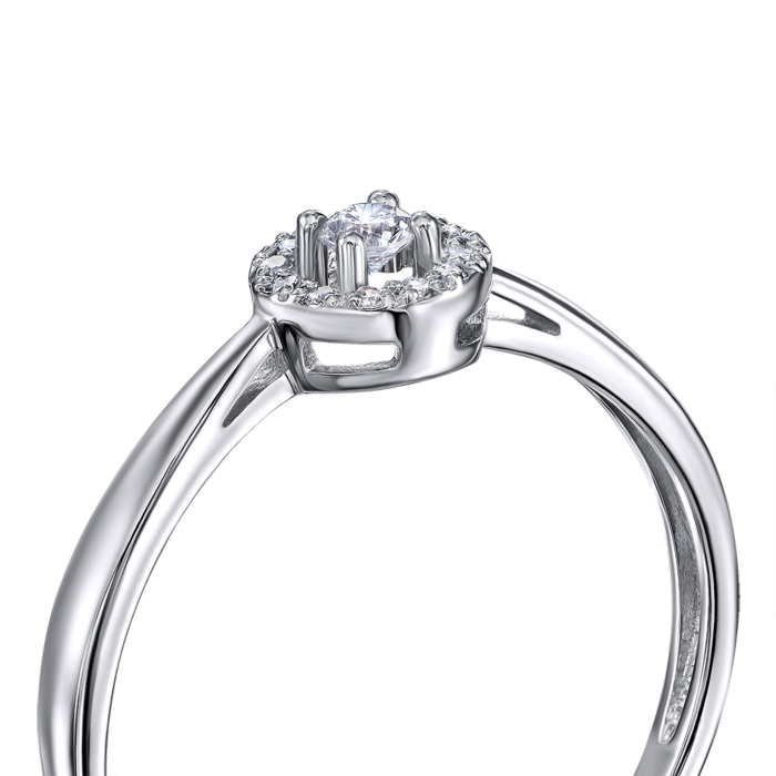 Золотое кольцо с бриллиантами. Артикул 800003/02/1/8558