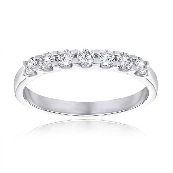 Кольцо из белого золота с бриллиантами 800038/02/1/8556