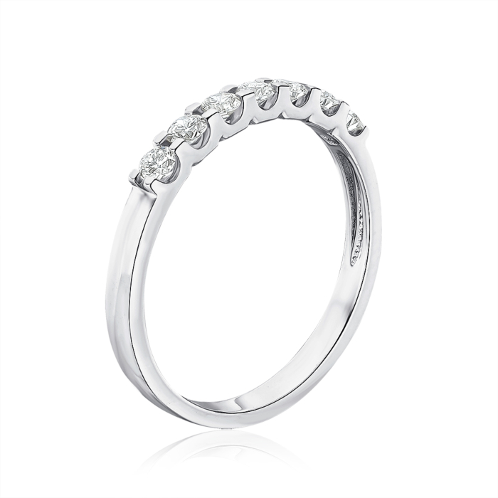 Кольцо из белого золота с бриллиантами 800038/02/1/8556