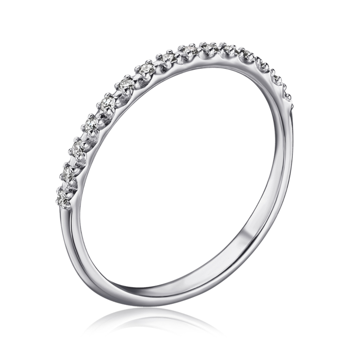 Золотое кольцо с бриллиантами. Артикул 800054/02/1/9023