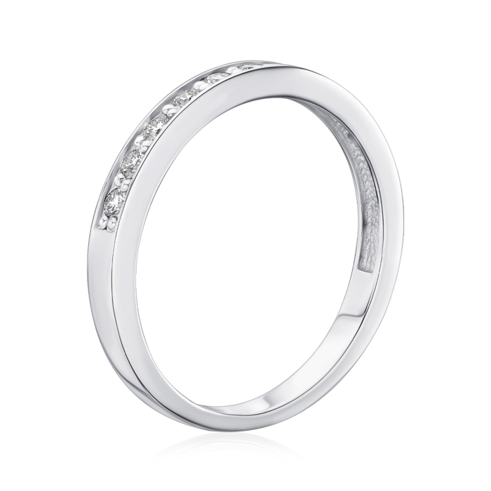 Кольцо из платины с бриллиантами. Артикул 800057/07/1/8063