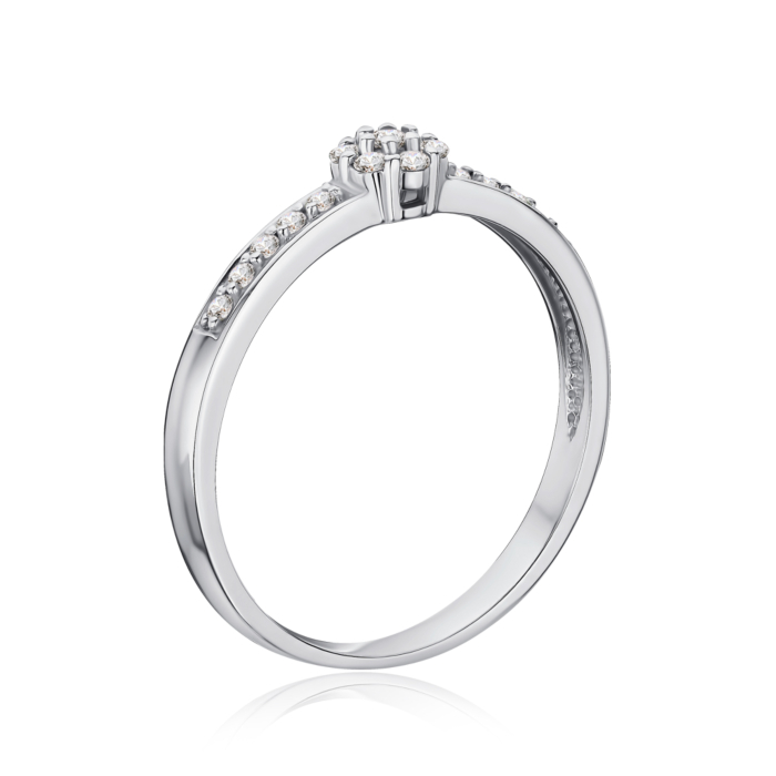 Золота каблучка з діамантами 800064/02/1/9697