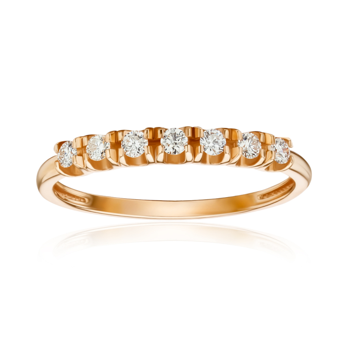Золотое кольцо с бриллиантами 800069/01/0/9022