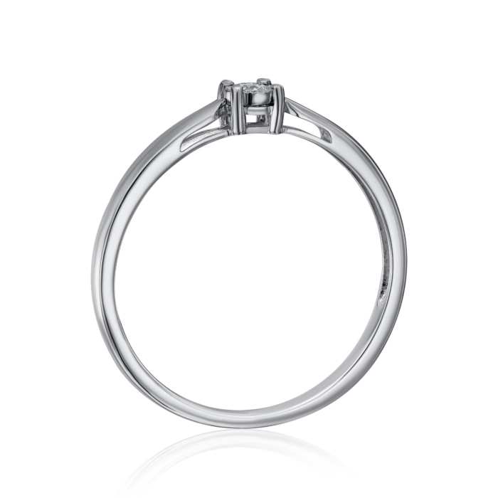 Золота каблучка з діамантом. Артикул 800088/02/3/8581