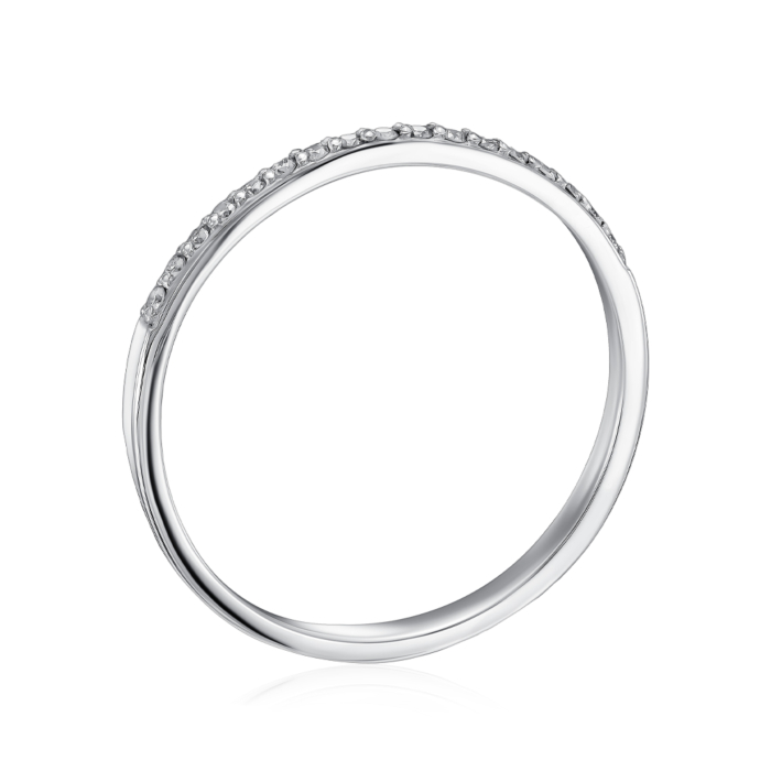 Золота каблучка з діамантами. Артикул 800148/02/1/9023