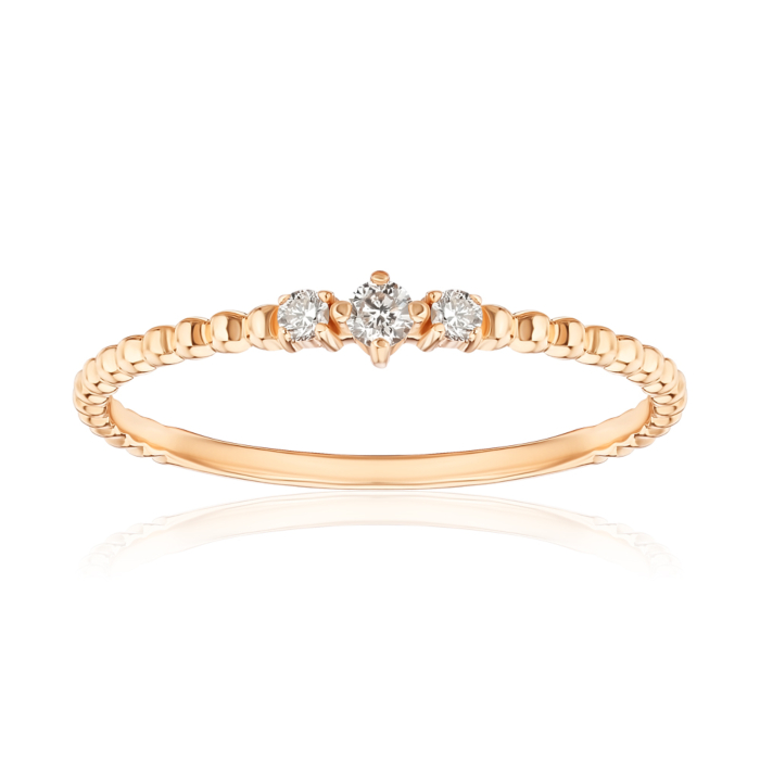 Золотое кольцо с бриллиантами 800150/01/0/9818