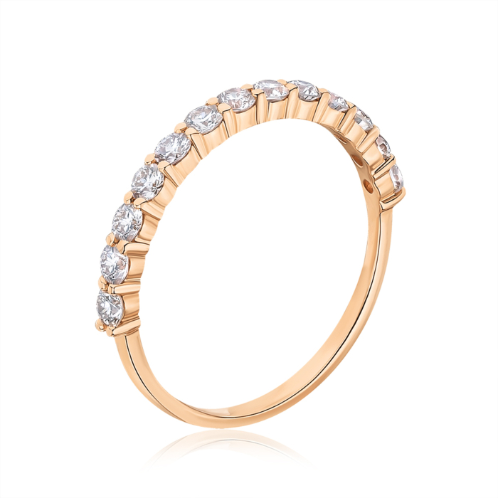 Золотое кольцо с бриллиантами 800164/01/0/10973