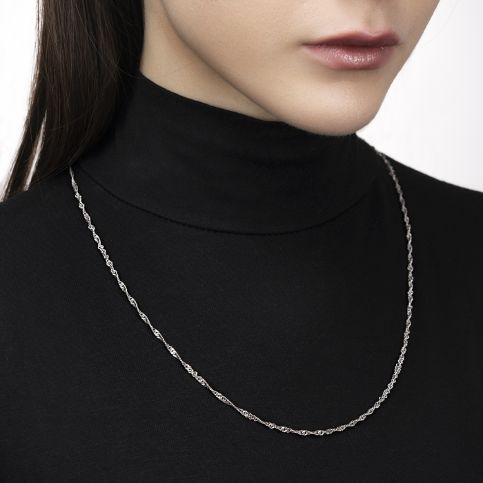 Срібний ланцюжок. Артикул 801Р 3/70