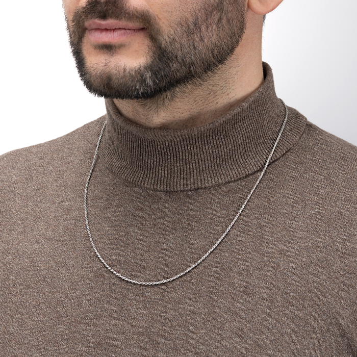 Срібний ланцюжок. Артикул 802Р 2/60