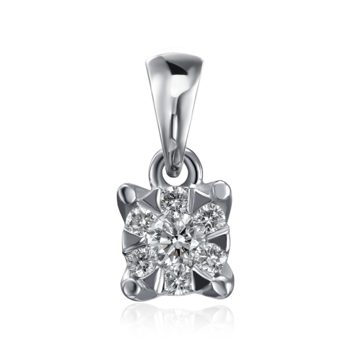 Золота підвіска з діамантами. Артикул 809030/02/1/8578