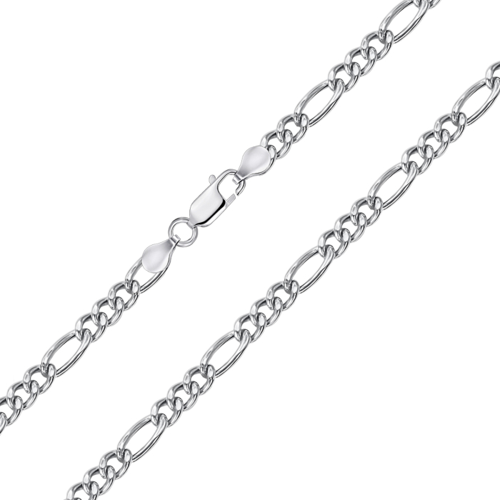 Срібний ланцюжок Фігаро 809Р 8/60