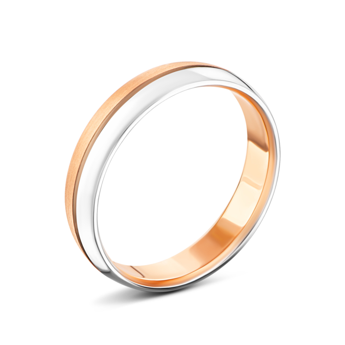 Обручальное кольцо комбинированное. Артикул UG58122010004