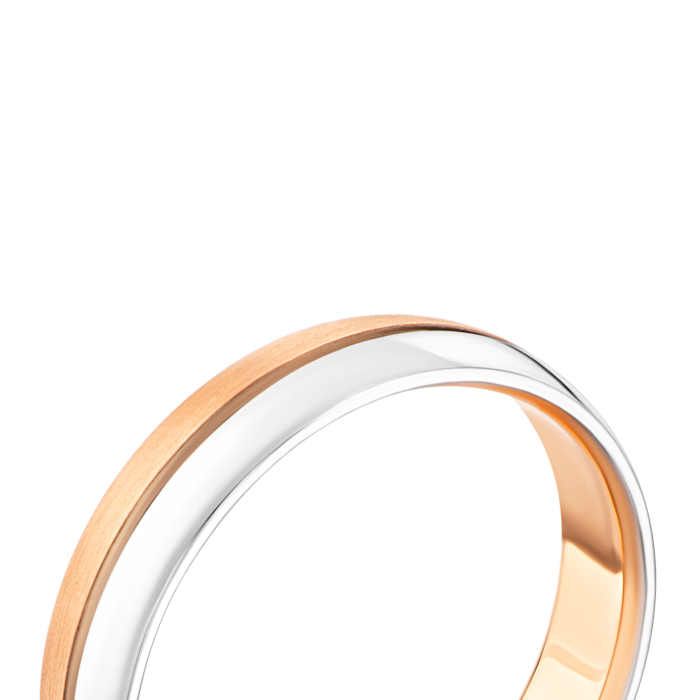 Обручальное кольцо комбинированное. Артикул UG58122010004