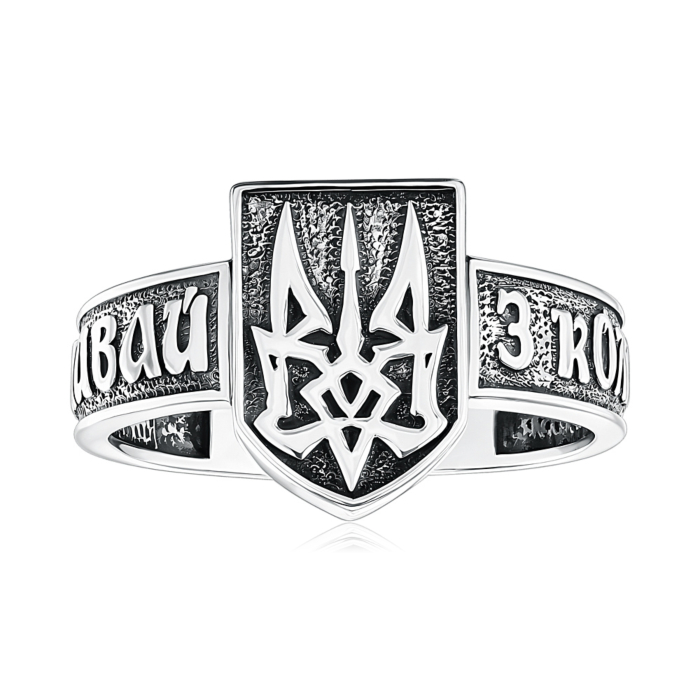 Серебряная печатка без вставки. Артикул 81730*