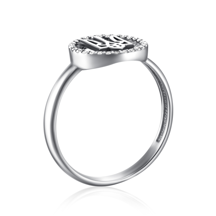 Срібна каблучка з фіанітами. Артикул 81734б