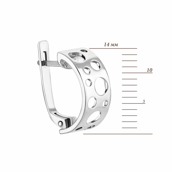 Серебряные серьги. Артикул UG582124