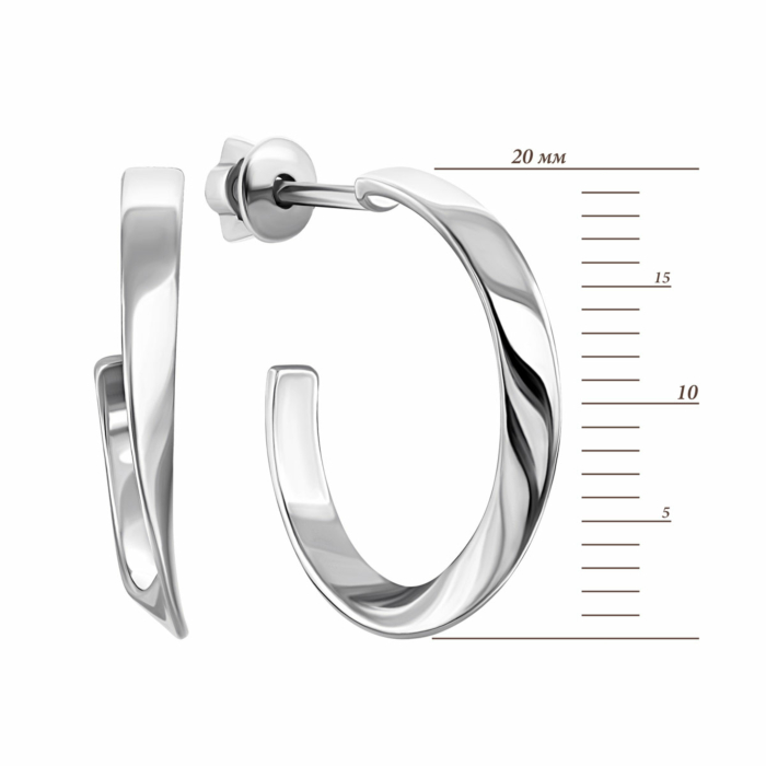 Срібні сережки-пусети. Артикул UG582128