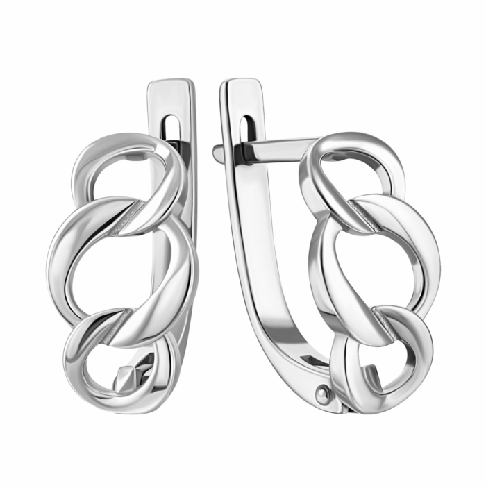 Серебряные серьги. Артикул UG582129