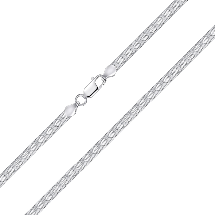 Срібний ланцюжок Снейк 823Р 12/45