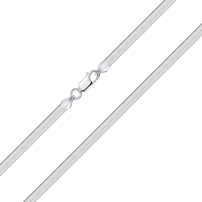 Срібний ланцюжок Снейк 823Р 12/45