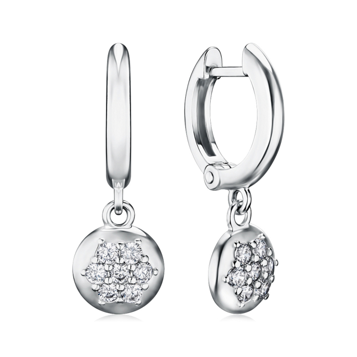 Серебряные серьги 82698б