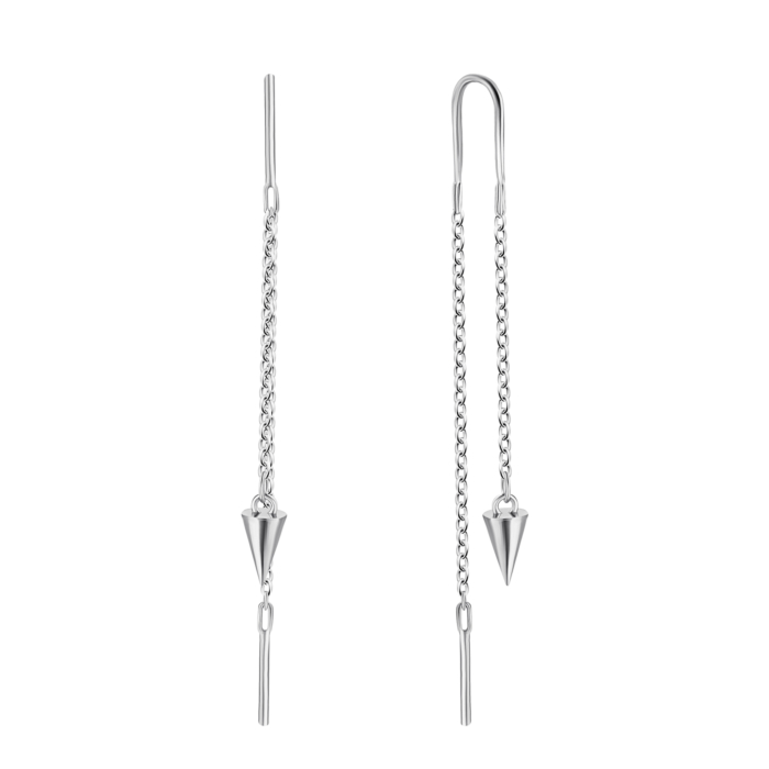 Серебряные серьги-протяжки. UG582801