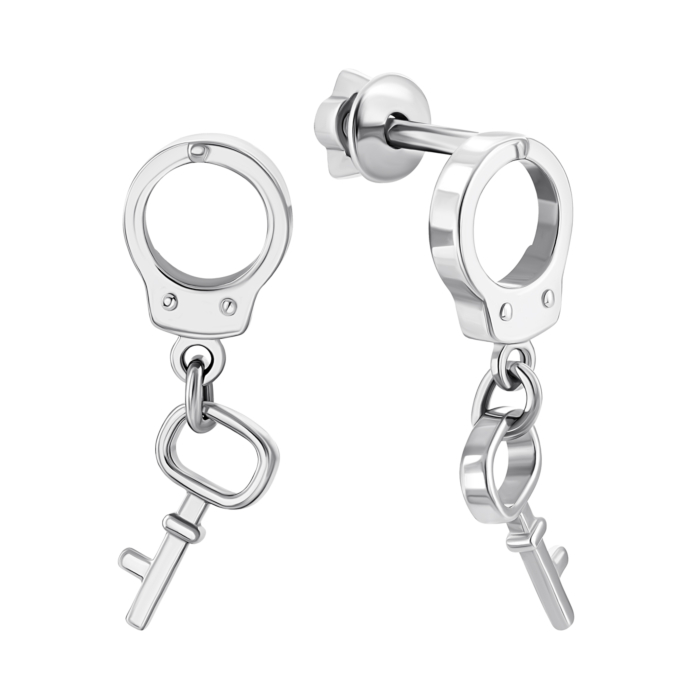 Срібні сережки-підвіски. Артикул UG582808