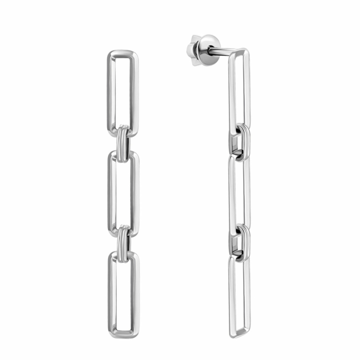 Срібні сережки-підвіски. Артикул UG582868