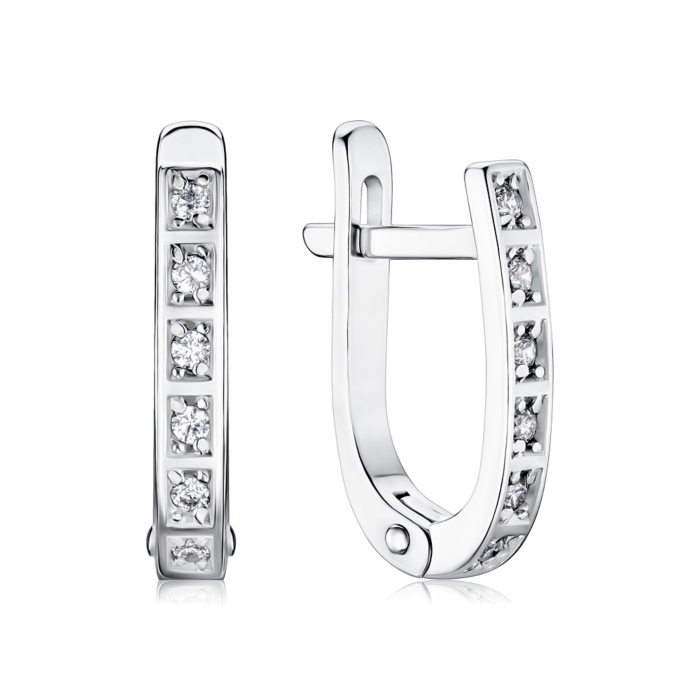 Серебряные серьги 8332003б