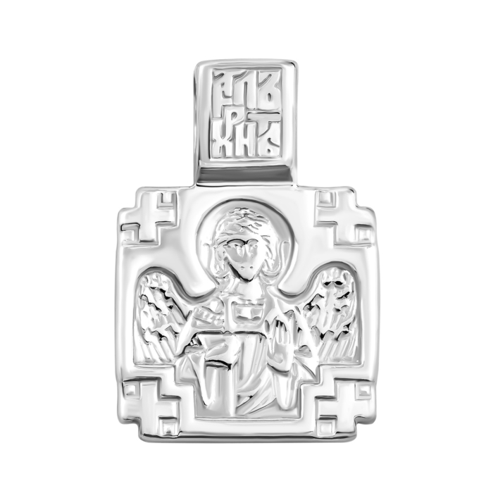 Срібна підвіска-іконка «Св. Микола Чудотворець». Артикул UG5879/род
