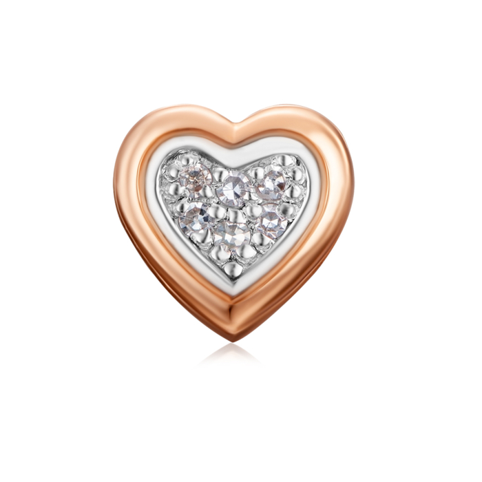 Золота підвіска з діамантами. Артикул 880339-К