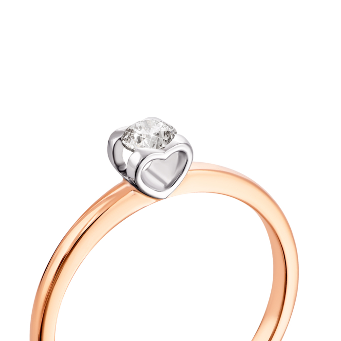 Золота каблучка з діамантом. Артикул UG5880543