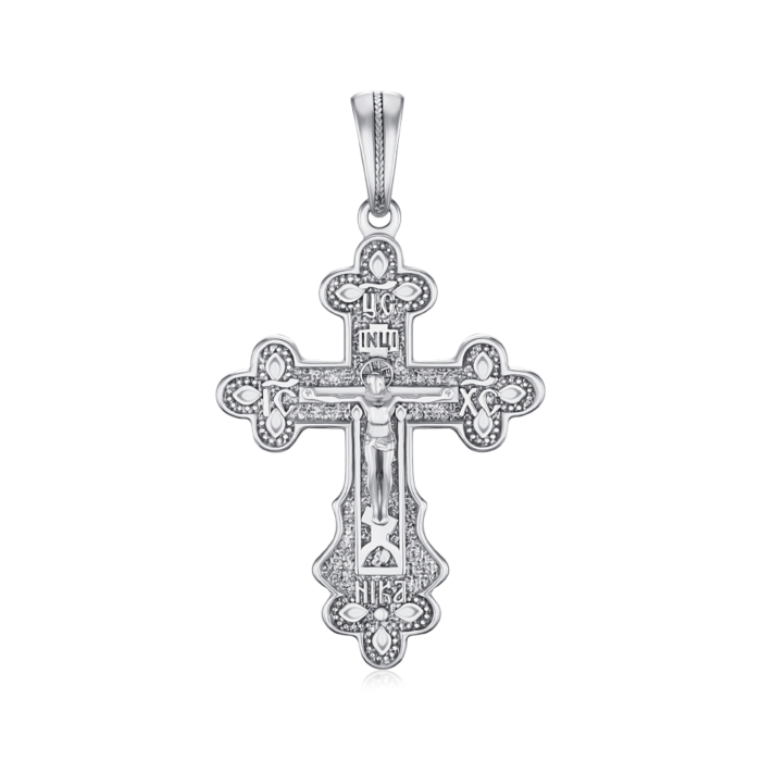 Серебряный крестик 89103