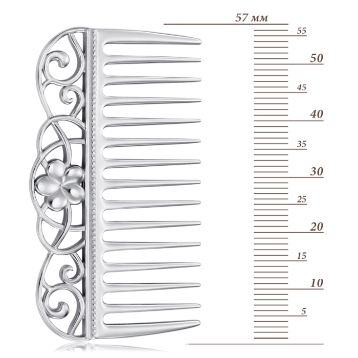 Серебряный гребень. Артикул 90130/12/1