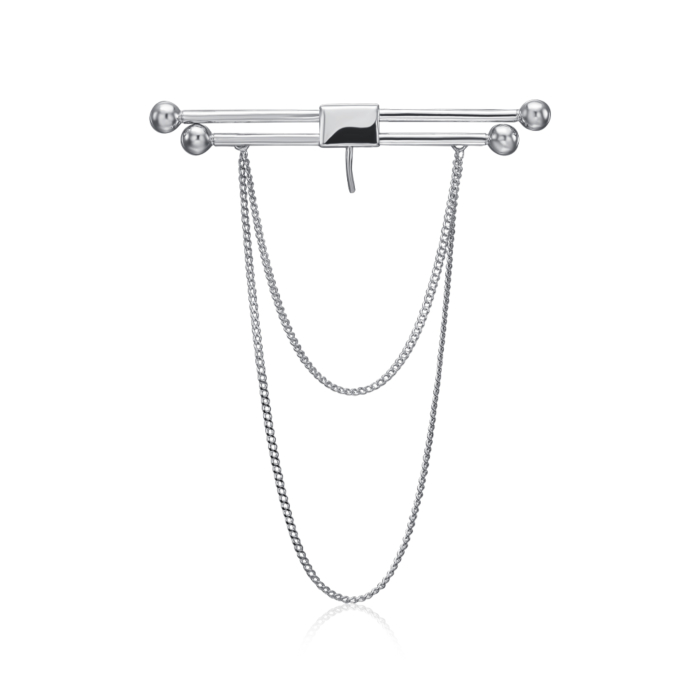 Серебрянная брошь 90149/12/1