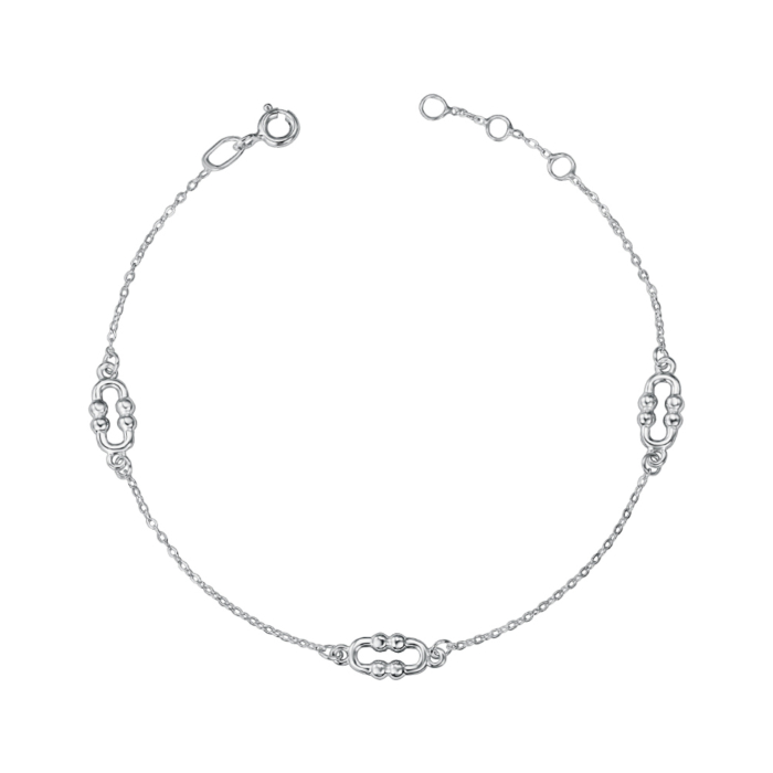 Серебряный браслет без вставки 90192/66024-3/12/1